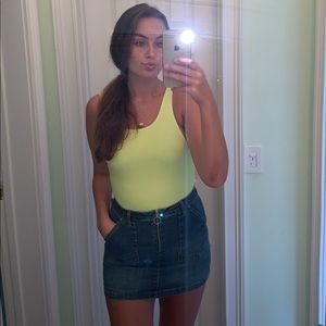forever 21 neon bodysuit